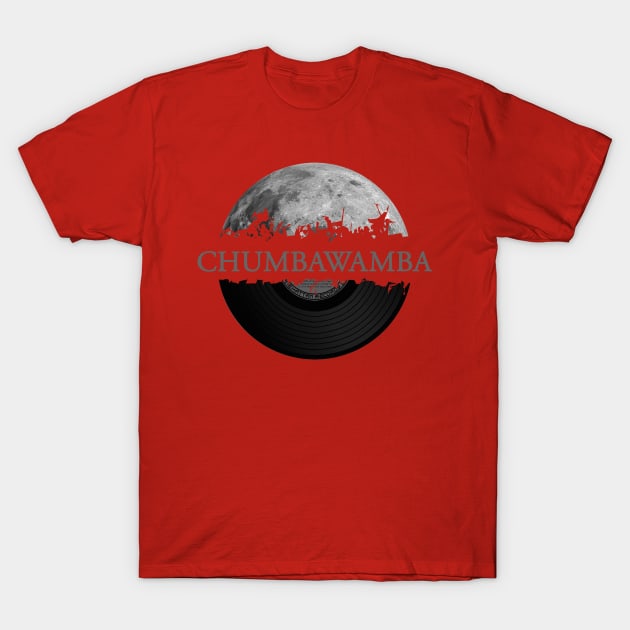 Chumbawamba moon vinyl T-Shirt by hany moon